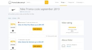 nike store coupon code